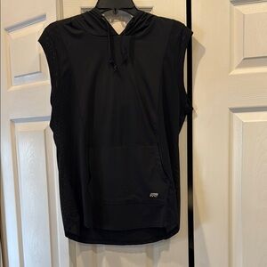 Marika Black Sleeveless Hoodie size L women used